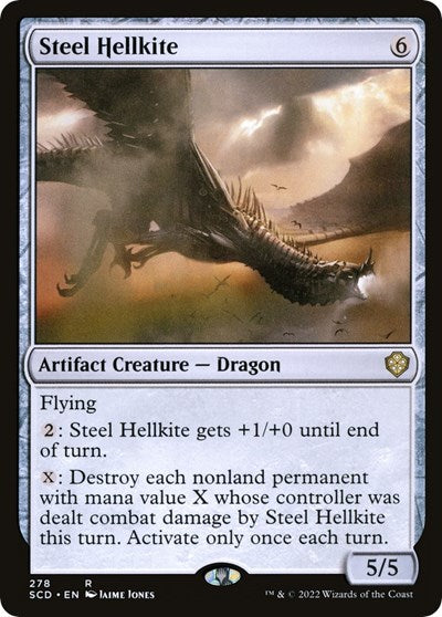Steel Hellkite (Commander 2022 Starter Decks) Near Mint