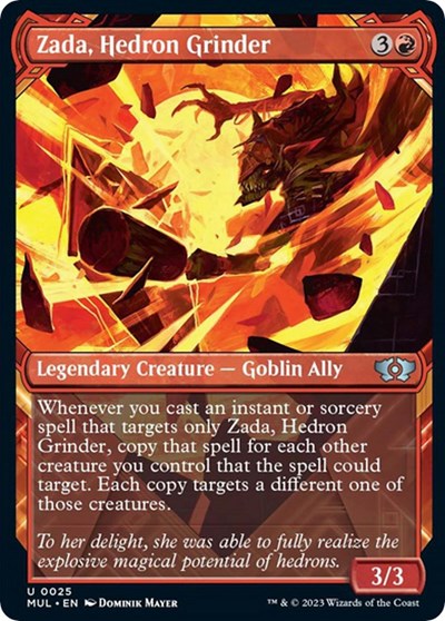 Zada, Hedron Grinder (March of the Machine: Multiverse Legends) Light Play