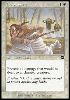 Inviolability (Mercadian Masques) Medium Play Foil