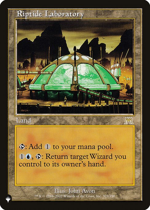 Riptide Laboratory (The List) Near Mint