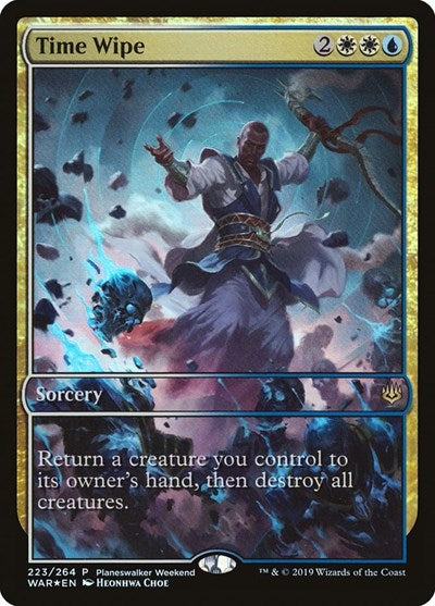 Time Wipe (Promos: Planeswalker Event) Medium Play Foil