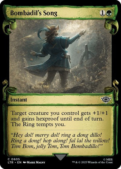 Bombadil's Song (Showcase Scrolls) (Universes Beyond: The Lord of the Rings: Tales of Middle-earth) Light Play Foil
