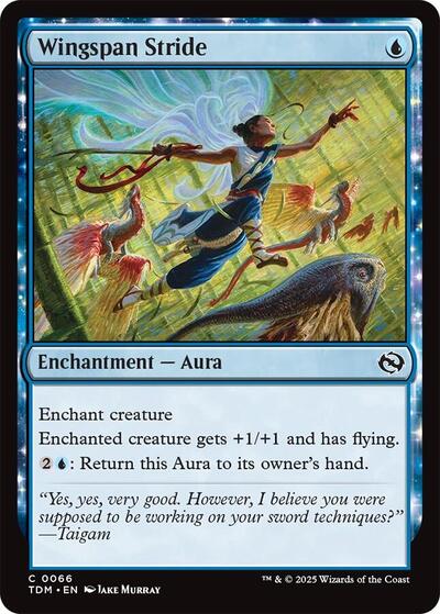 Wingspan Stride (Tarkir: Dragonstorm) Light Play