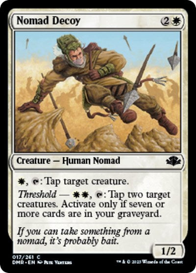 Nomad Decoy (Dominaria Remastered) Medium Play