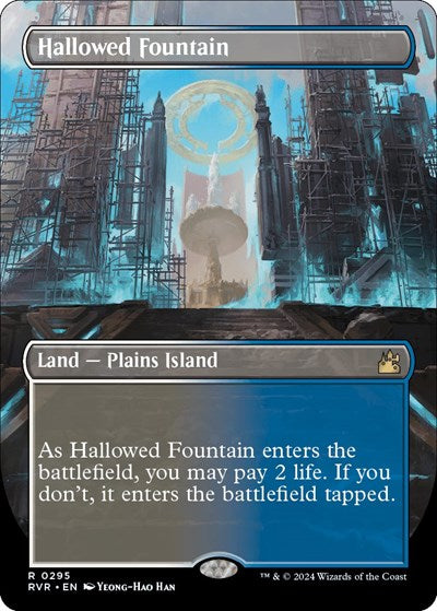 Hallowed Fountain (Borderless) (Ravnica Remastered) Near Mint