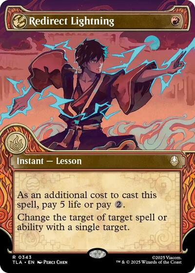 Redirect Lightning (Showcase) (Avatar: The Last Airbender) Near Mint