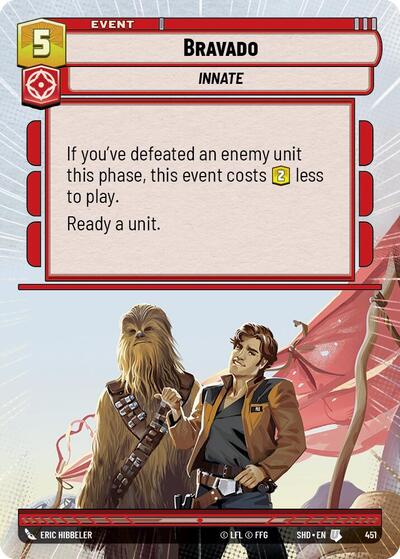 Bravado (Hyperspace) (Shadows of the Galaxy) Near Mint Foil