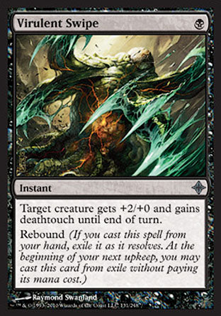Virulent Swipe (Rise of the Eldrazi) Light Play Foil
