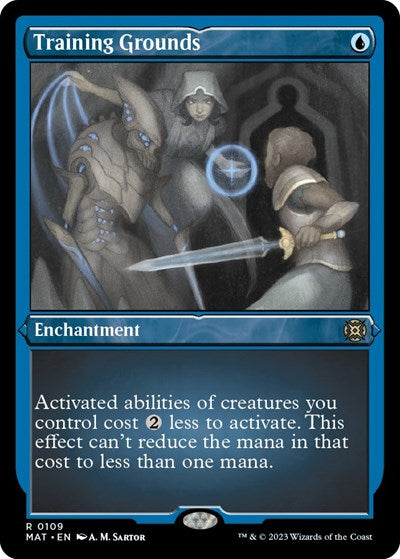 Training Grounds (Foil Etched) (March of the Machine: The Aftermath) Light Play Foil