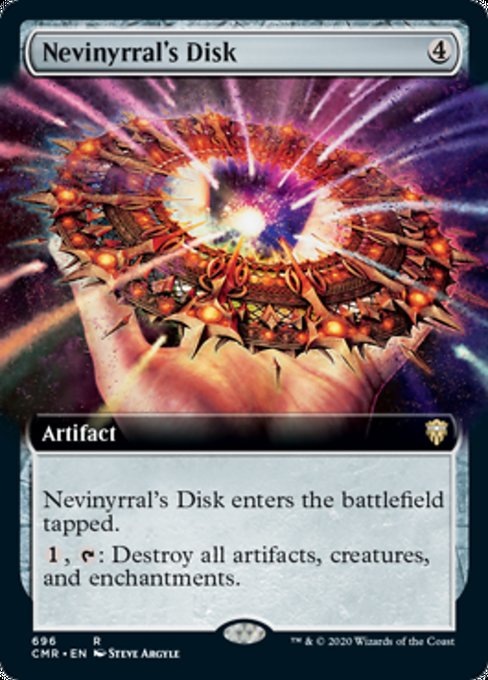 Nevinyrral's Disk (Extended Art) (Commander Legends) Light Play
