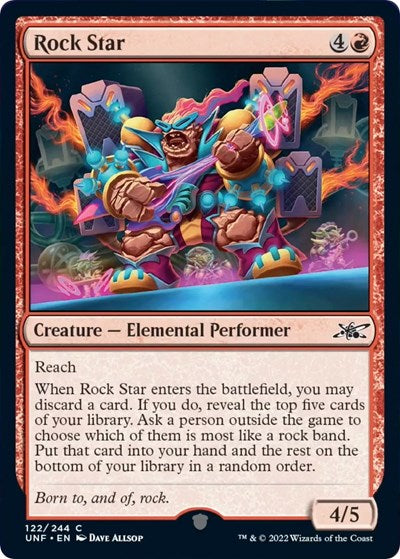 Rock Star (Unfinity) Light Play Foil