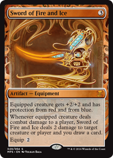 Sword of Fire and Ice (Kaladesh Inventions) Damaged / Poor Foil