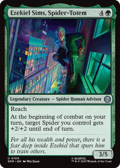 Ezekiel Sims, Spider-Totem (Marvel's Spider-Man) Near Mint Foil
