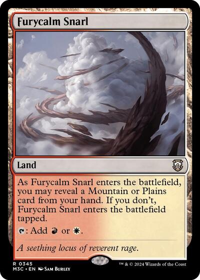 Furycalm Snarl (Commander: Modern Horizons 3) Light Play