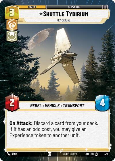 Shuttle Tydirium Fly Casual (Hyperspace) (Jump to Lightspeed) Near Mint