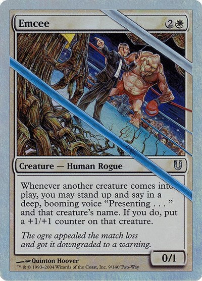 Emcee (Alternate Foil) (Unhinged) Near Mint Foil