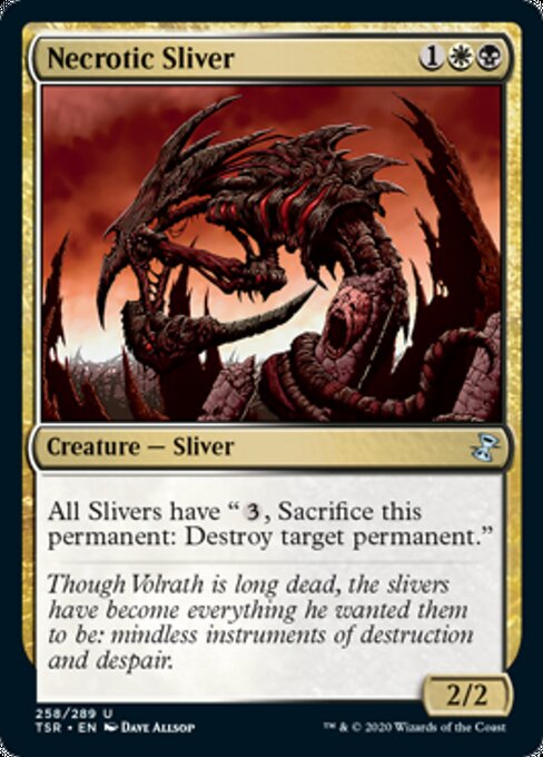Necrotic Sliver (Time Spiral Remastered) Near Mint Foil