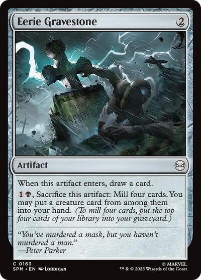 Eerie Gravestone (Marvel's Spider-Man) Light Play Foil