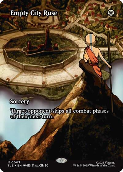 Empty City Ruse (Borderless) (Avatar: The Last Airbender: Eternal-Legal) Light Play