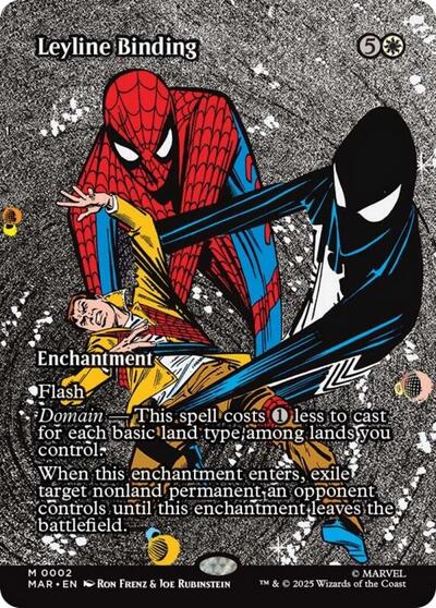 Leyline Binding (Borderless) (Marvel Eternal-Legal) Near Mint Foil
