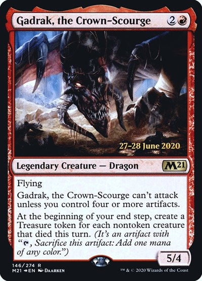 Gadrak, the Crown-Scourge (Promos: Prerelease Cards) Near Mint Foil