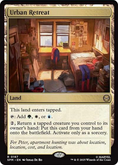 Urban Retreat (Marvel's Spider-Man) Near Mint Foil