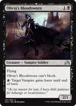 Olivia's Bloodsworn (Shadows Over Innistrad) Light Play