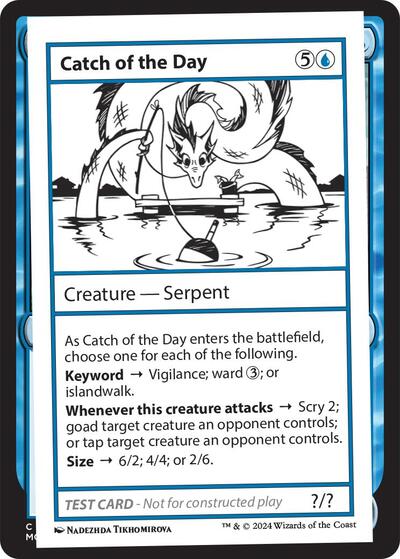 Catch of the Day (Mystery Booster 2 Playtest Cards) Near Mint