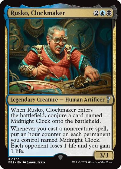 Rusko, Clockmaker (Mystery Booster 2) Light Play Foil