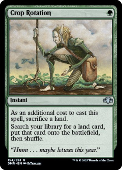 Crop Rotation (Dominaria Remastered) Medium Play Foil