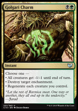Golgari Charm (Commander 2015) Near Mint