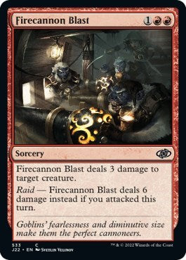 Firecannon Blast (Jumpstart 2022) Medium Play