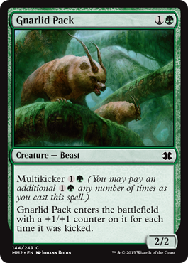 Gnarlid Pack (Modern Masters 2015) Medium Play Foil