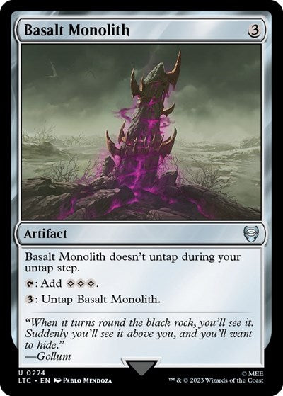 Basalt Monolith (Commander: The Lord of the Rings: Tales of Middle-earth) Light Play
