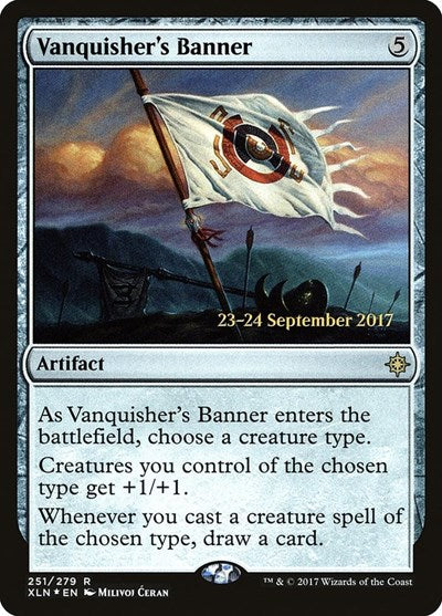 Vanquisher's Banner (Promos: Prerelease Cards) Medium Play Foil