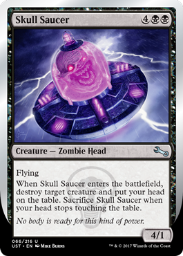 Skull Saucer (Unstable) Medium Play Foil