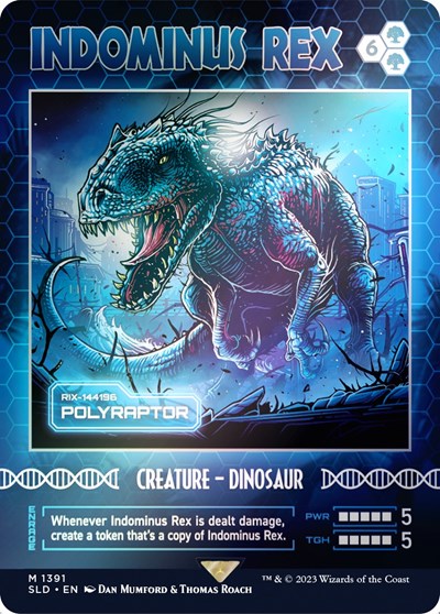 Indominus Rex - Polyraptor (Rainbow Foil) (Secret Lair) Near Mint Foil