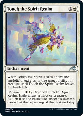 Touch the Spirit Realm (Kamigawa: Neon Dynasty) Medium Play Foil