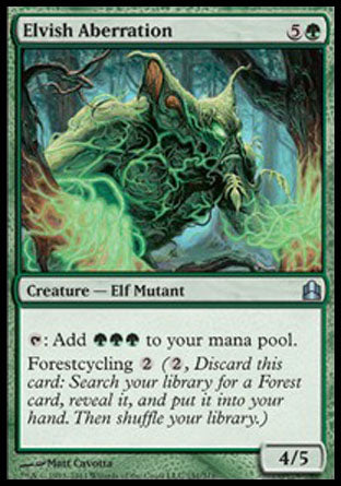 Elvish Aberration (Commander) Medium Play