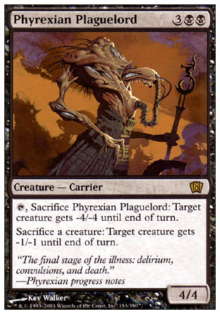 Phyrexian Plaguelord (8th Edition) Near Mint Foil
