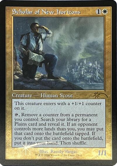 Scholar of New Horizons (Retro Frame) (Secret Lair) Near Mint Foil