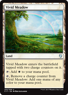 Vivid Meadow (Commander 2017) Medium Play