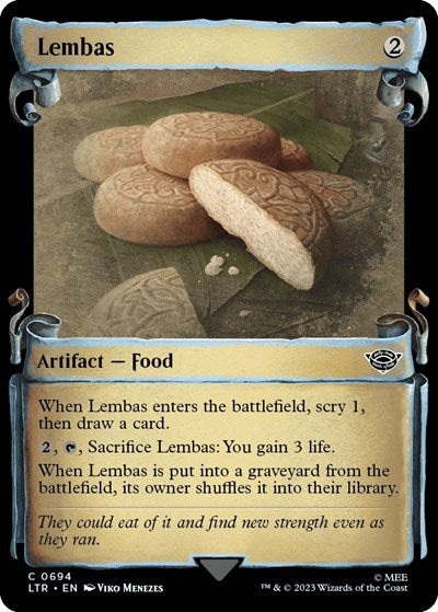 Lembas (Showcase Scrolls) (Universes Beyond: The Lord of the Rings: Tales of Middle-earth) Near Mint Foil