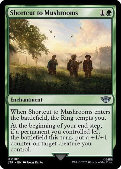 Shortcut to Mushrooms (Universes Beyond: The Lord of the Rings: Tales of Middle-earth) Light Play Foil