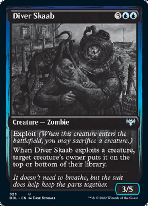 Diver Skaab (Innistrad: Double Feature) Light Play