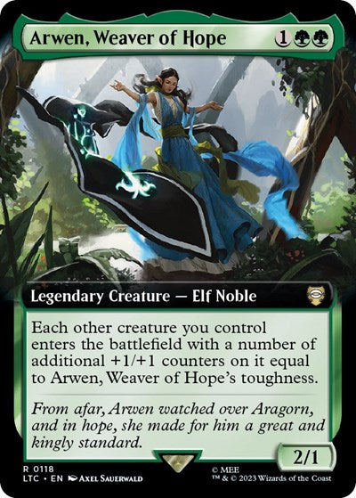 Arwen, Weaver of Hope (Extended Art) (Commander: The Lord of the Rings: Tales of Middle-earth) Light Play