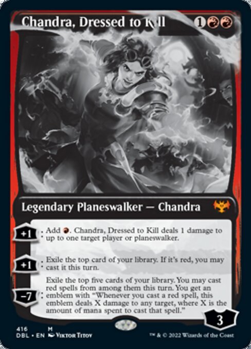 Chandra, Dressed to Kill (Innistrad: Double Feature) Near Mint Foil