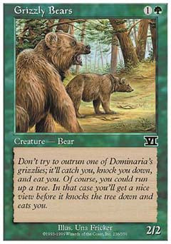 Grizzly Bears (Classic 6th Edition) Medium Play