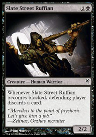 Slate Street Ruffian (Duel Decks: Jace vs Vraska) Medium Play