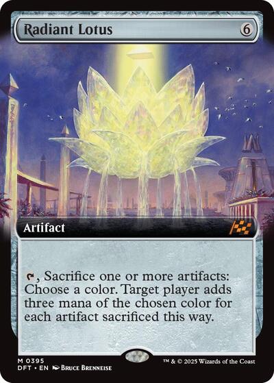 Radiant Lotus (Extended Art) (Aetherdrift) Near Mint